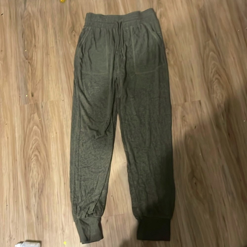 My green sweatpants
